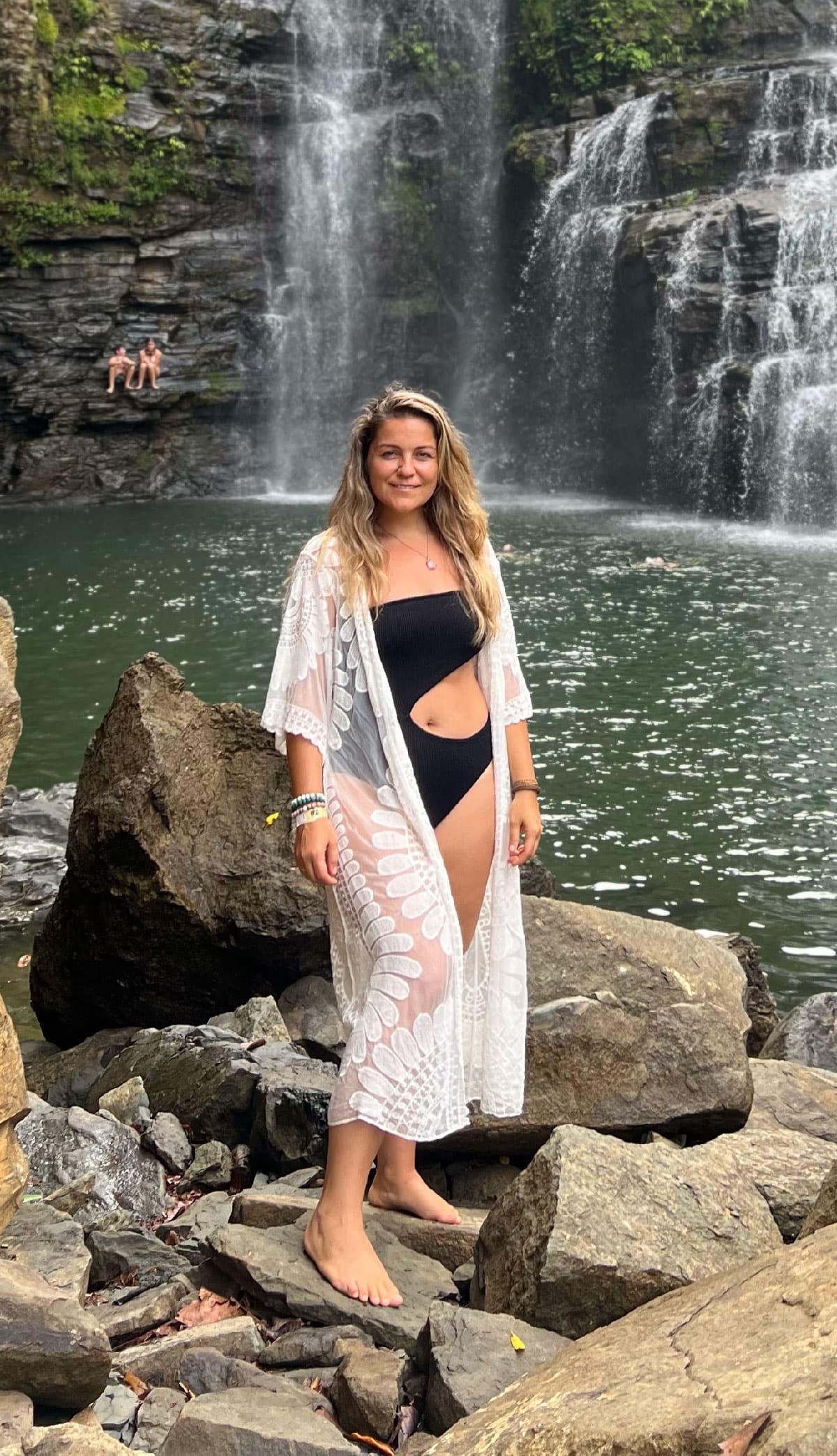 Ivonka at Nauyaca Waterfall