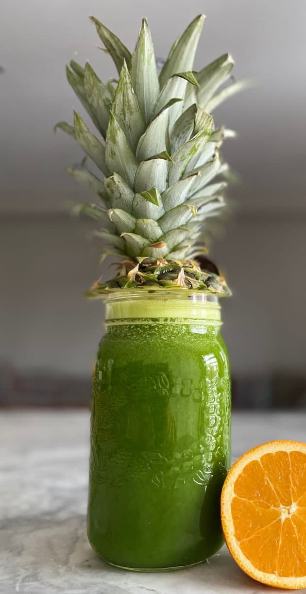 Pineapple Green Juice Recipe