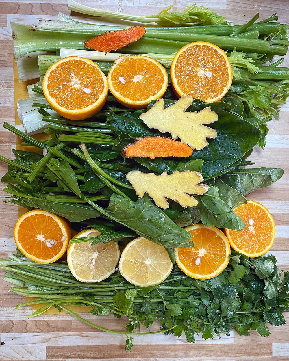 Vegetables on the table