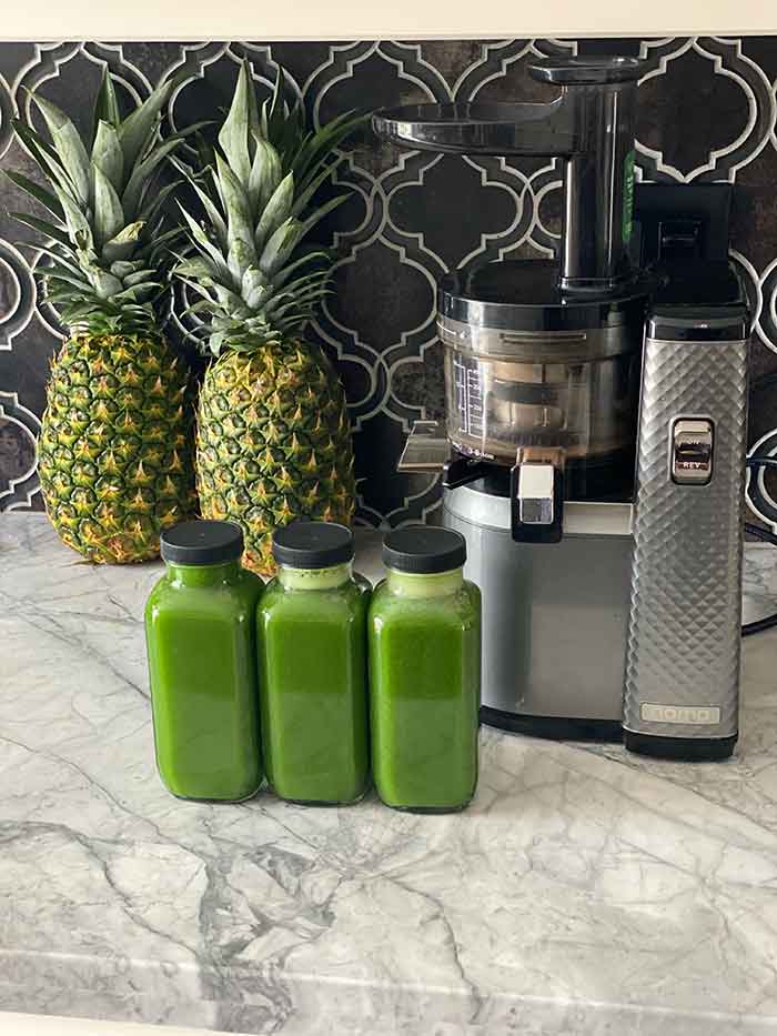 Nama J1 green pineapple juice