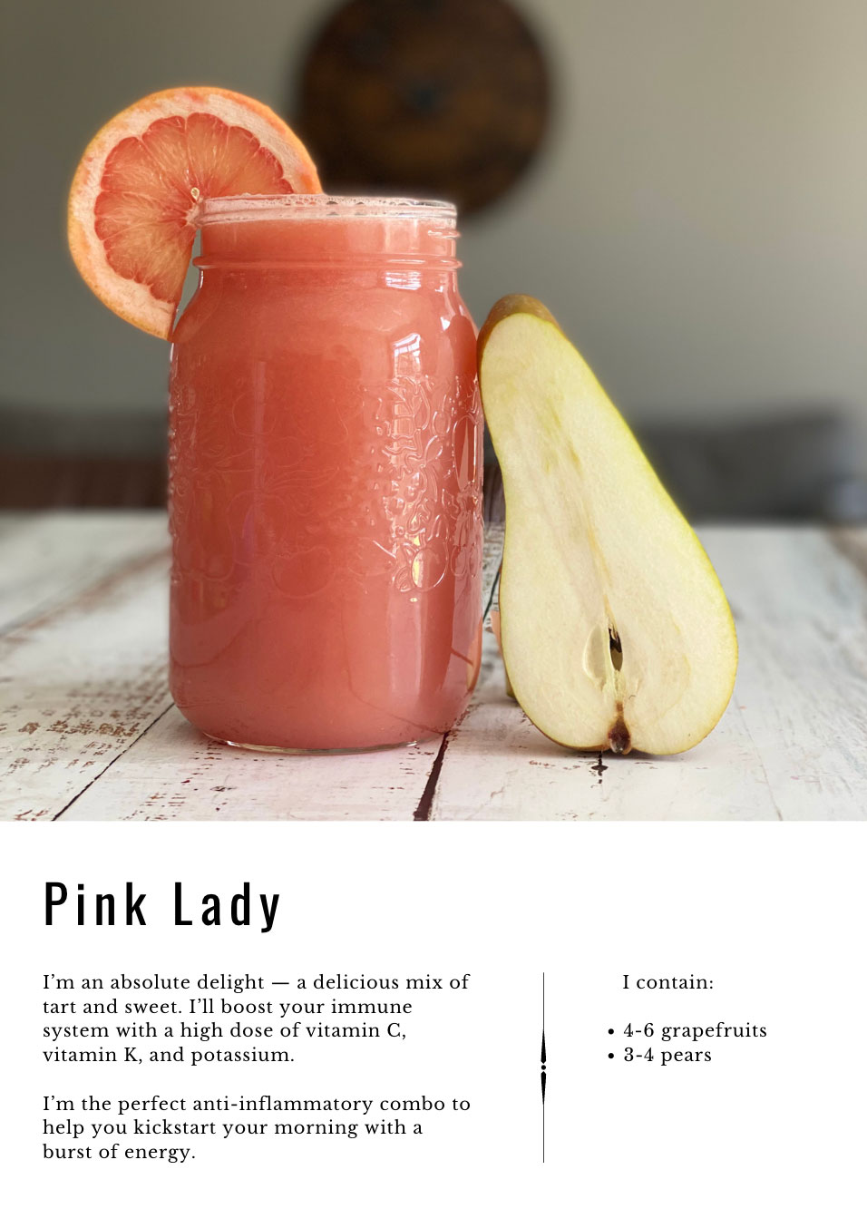 Pink Lady Juice Recipe